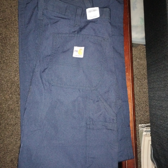 Carhartt Men's Dark Blue Cargo Pants - Picture 1 of 4